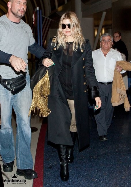 Fergie in Versace sunglasses Fergie in Versace sunglasses