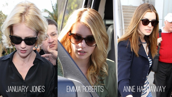Celebrities in Versace sunglasses
