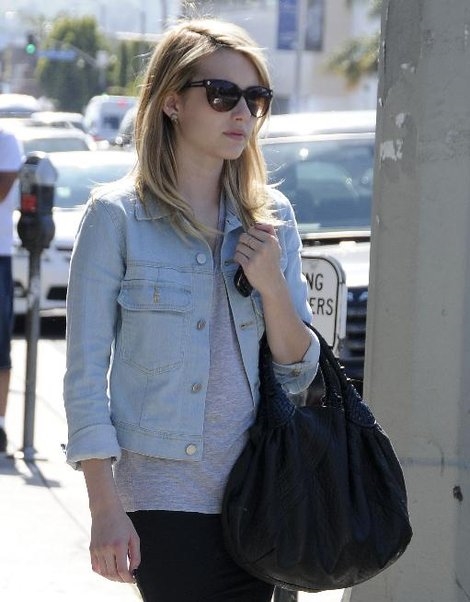 emma Roberts Versace sunglasses